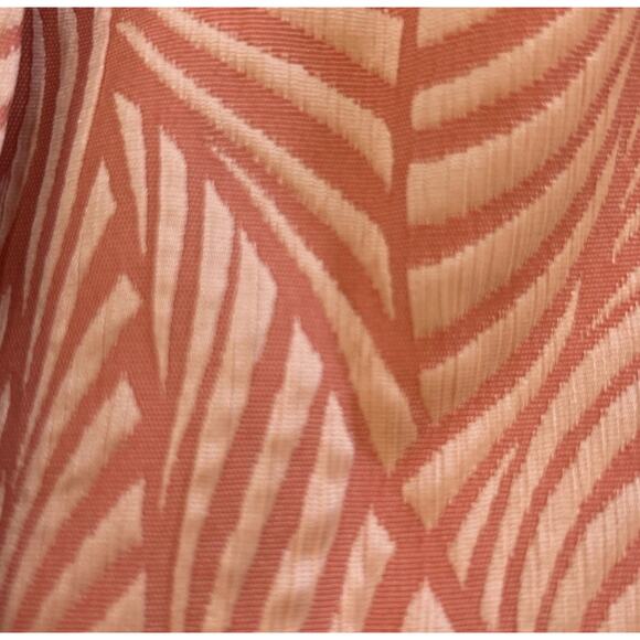 NWT Calvin Klein Women’s Plus 24W Pencil‎ Skirt Peach Fan Embroidered Design - Picture 5 of 15